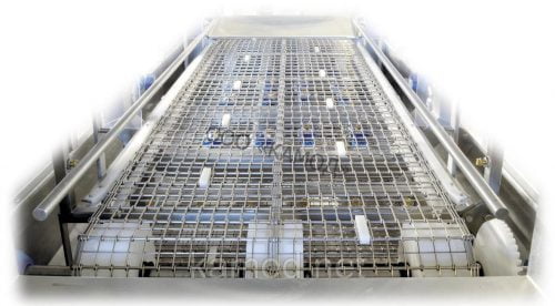 Конвейер для мойки инвентаря