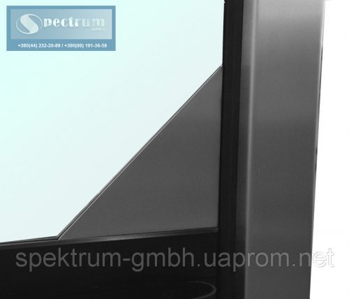 Нержавеющие маятниковые двери с оргстеклом под заказ